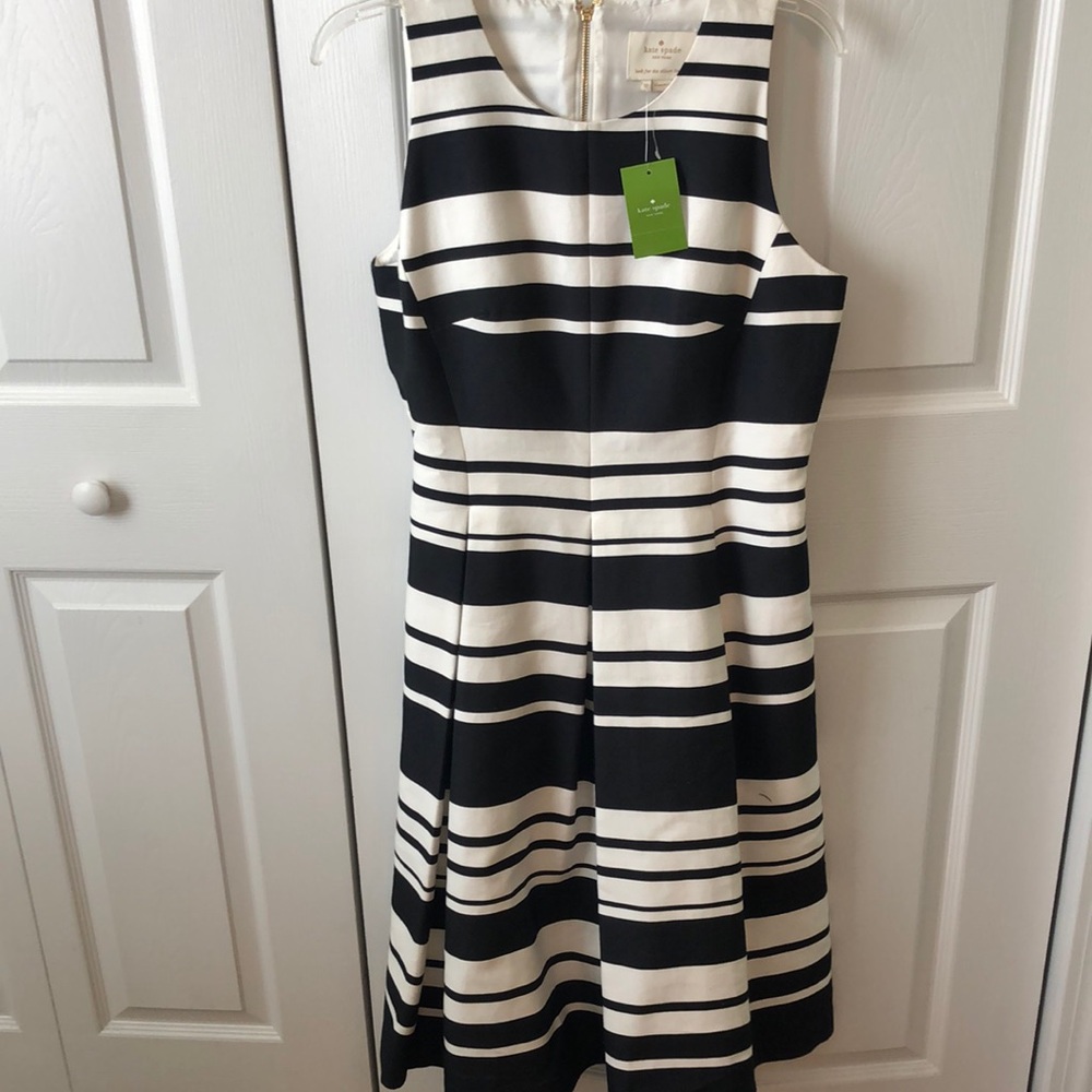 Kate Spade Cape Stripe Dress, Brand New With Tag
